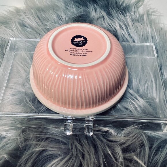 Whisker City Cat Ears Elevated Stand with Ribbed Ceramic Bowl NEW w/o Tags - Picture 6 of 6